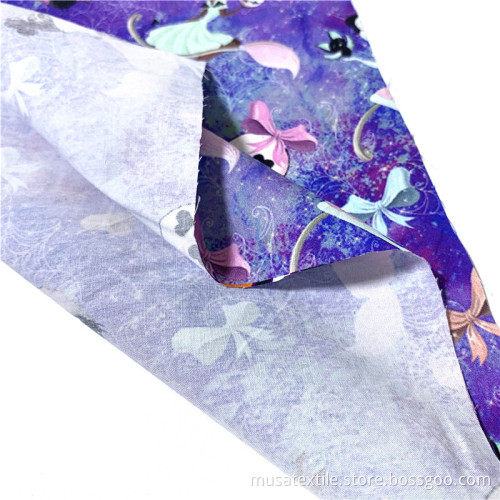 100% Cotton Woven Fabric Custom Print Cotton Poplin